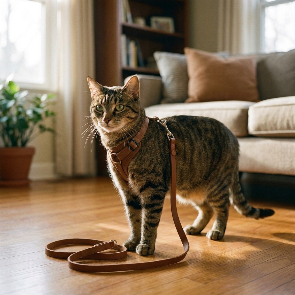 Harness and Leash Training Your Cat