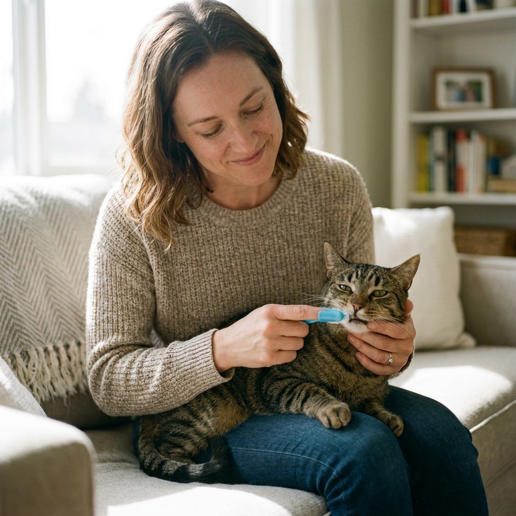 How to Brush Your Cat’s Teeth