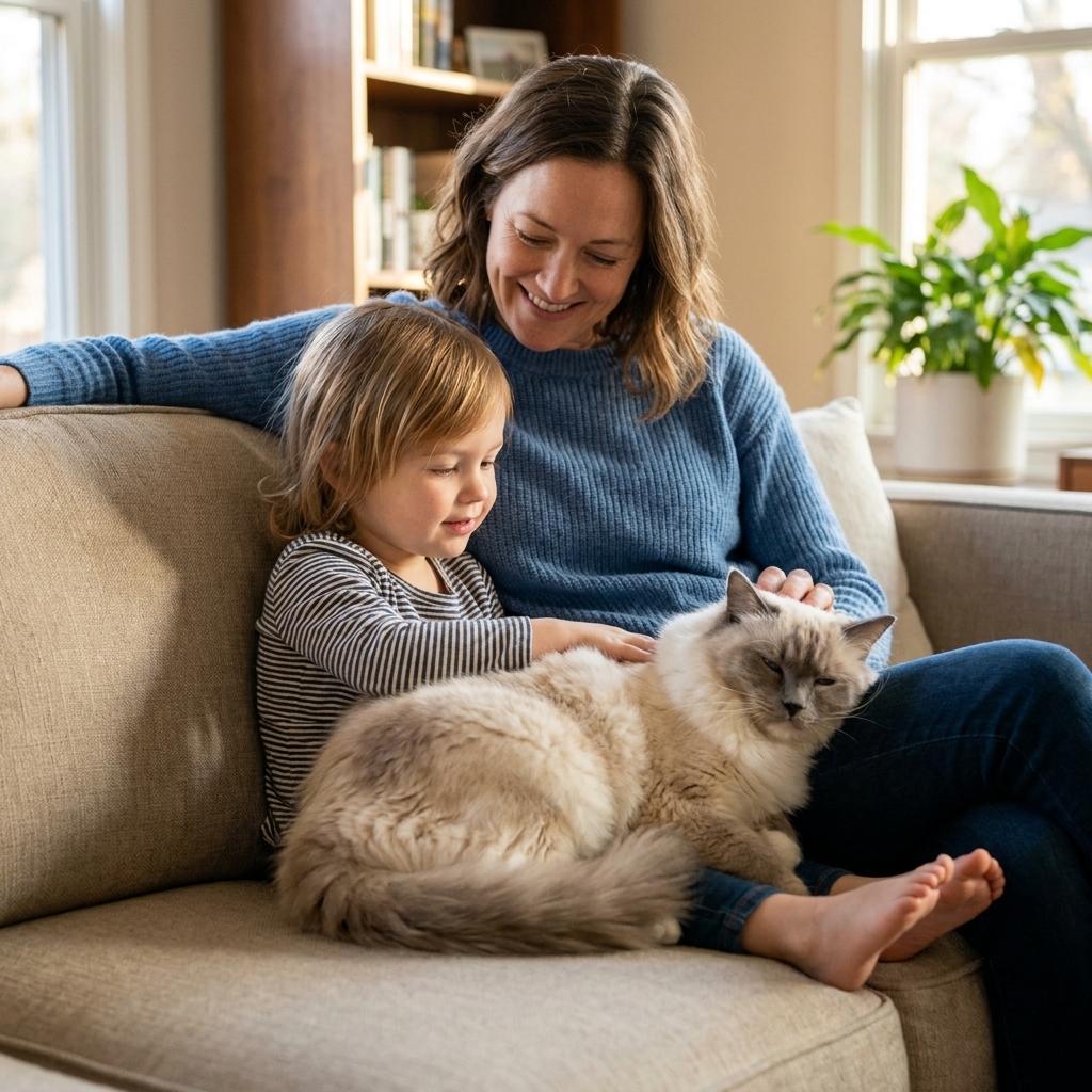 The 5 Most Affectionate Cat Breeds for Families With Young Children