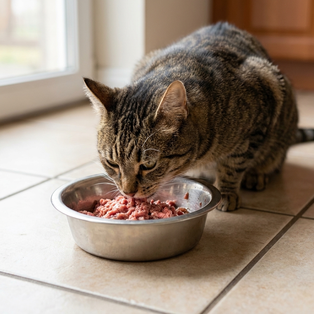 Raw Food Diets for Cats: Pros, Cons, and Safety