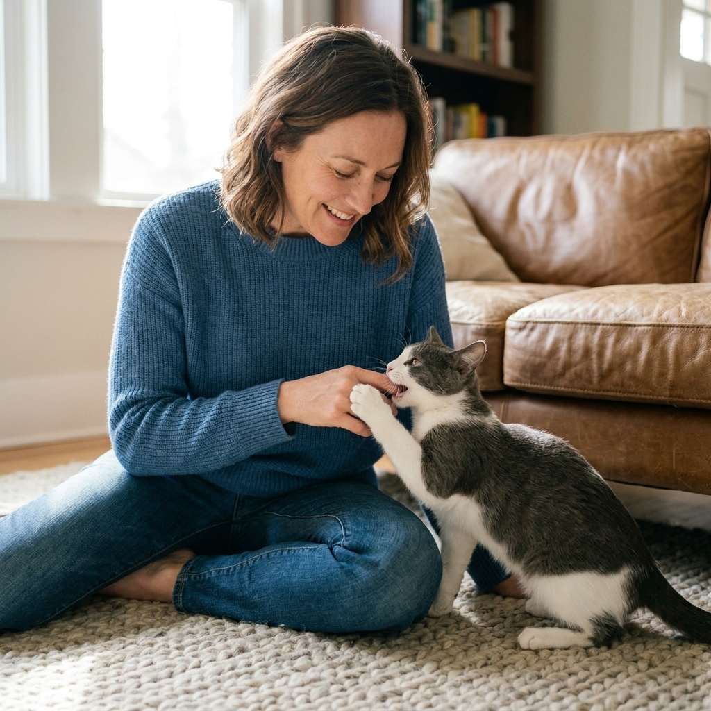 Play Biting vs. Aggressive Biting in Cats